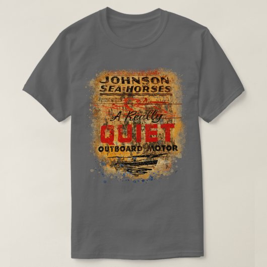 Vintage Außenbordmotoren T-Shirt (Design vorne)