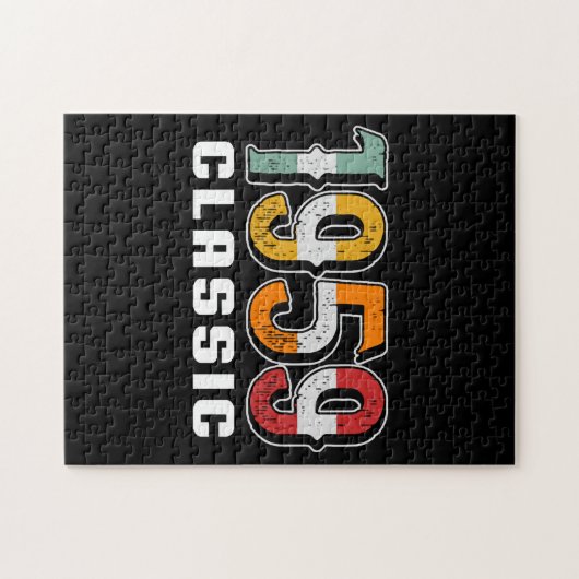 Vintage Ausstattung 1959 Puzzle (Horizontal)