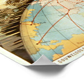 Vintage Ausstellung Universelle d'Anvers 1894 Poster (Ecke)