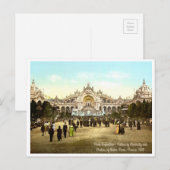 Vintage Ausstellung von Paris von 1900 Postkarte (Vorne/Hinten)