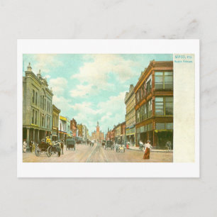 Vintage Austin Avenue, Waco, Texas Postkarte