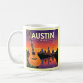 Vintage Austin Texas Kaffeetasse (Links)