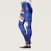 Vintage Australien-Flagge #2 Leggings (Links)