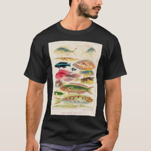 Vintage Australien Great Barrier Reef Fische 6 T-Shirt