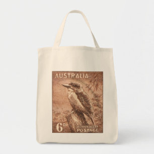 Vintage Australien Kookaburra-Vogel Tragetasche