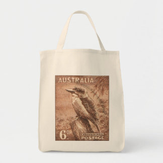 Vintage Australien Kookaburra-Vogel Tragetasche
