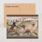 Vintage Australien Postkarte (Vorne/Hinten)