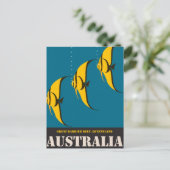 Vintage Australien Postkarte (Stehend Vorderseite)