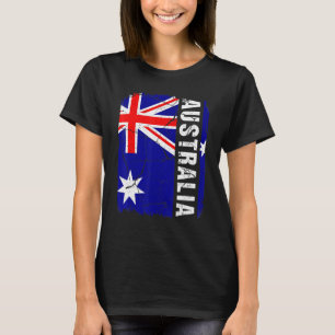 Vintage australische Flagge Australien Pride Roots T-Shirt