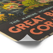 Vintage australische Great Barrier Reef Travel Poster (Ecke)