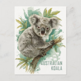 Vintage australische Koala Travel Postkarte