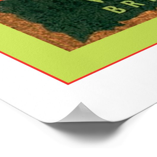 Vintage australische Rum-Werbung Poster (Ecke)