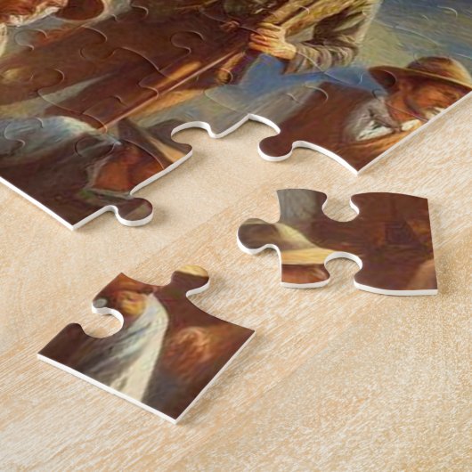 Vintage Australische Schäfermalerei Puzzle (Seite)