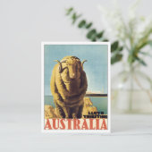Vintage Australische Schifffahrtslinie Postkarte (Stehend Vorderseite)