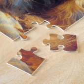 Vintage australische Terrier-Malerei Puzzle (Seite)
