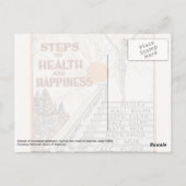 Vintage australische Werbevitamine Postkarte (Rückseite)