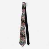 Vintage australische Wildblumen Krawatte (Vorderseite)