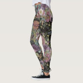 Vintage australische Wildblumen Leggings (Links)