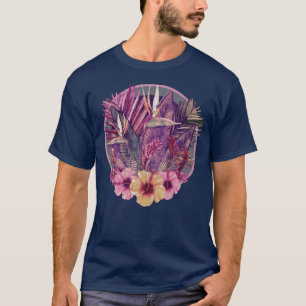 Vintage australisches Sommer-T-Shirt mit tropische T-Shirt