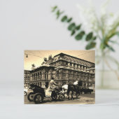 Vintage Austria Vienna Fiaker Staatsoper opera Postkarte (Stehend Vorderseite)
