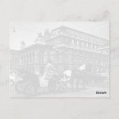 Vintage Austria Vienna Fiaker Staatsoper opera Postkarte (Rückseite)