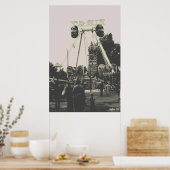 Vintage Austria Vienna Prater amusement park Poster (Küche)