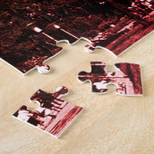 Vintage Austria Vienna Rathaus town hall Puzzle (Seite)