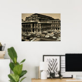 Vintage Austria Wien Staatsoper Oper Poster (Heimbüro)