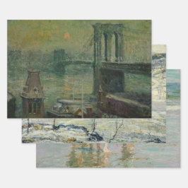 Vintage Auswahl in New York (Classic NYC) Geschenkpapier Set