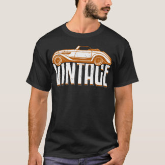 Vintage Auto Altes Auto Oldschool-Jungen-Geschenk T-Shirt
