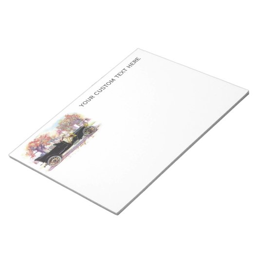 Vintage Auto angepasstes Notizblock (angewinkelt)