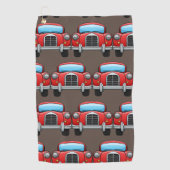 Vintage Auto auf Golf Handtuch (Vorderseite)