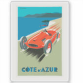 Vintage Auto. Aufkleber (Vorderseite)