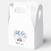 Vintage Auto Baby Dusche Fevor Box Geschenkschachtel (Geöffnet)