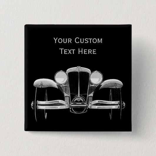 Vintage-Auto-benutzerdefinierte Taste Button (Vorderseite)