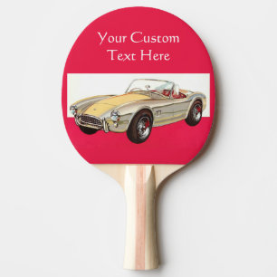 Vintage-Auto benutzerdefiniertes Ping-Pong-Schläge Tischtennis Schläger