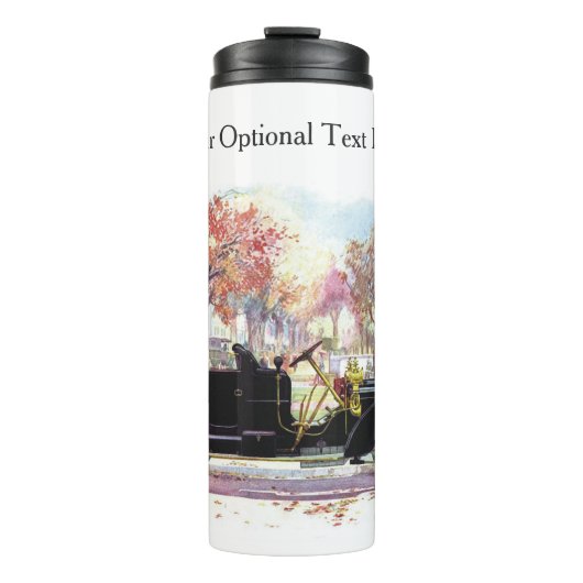 Vintage Auto Custom Tumbler Thermosbecher (Vorderseite)