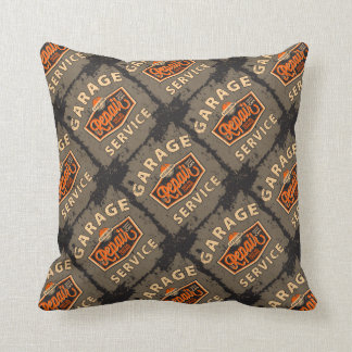 Vintage Auto-Entwurfs-Kissen-Reparaturwerkstatt Kissen