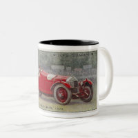 VINTAGE AUTO ILLUSTRATION, RACER CIG CARD 1929