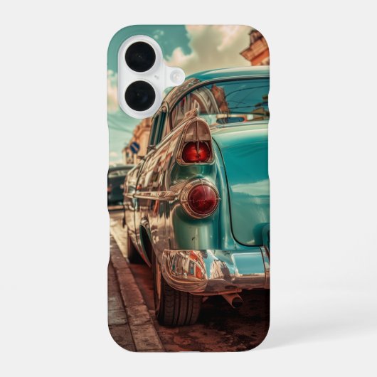 Vintage Auto iPhone 16 Hülle (Rückseite)