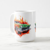 Vintage Auto Kaffeetasse (Vorderseite Links)