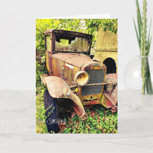 Vintage Auto  Karte