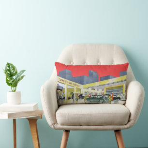 Vintage-Auto-Mechanik-Komplettservice für Autos -  Lendenkissen