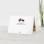 VINTAGE AUTO MUSIKALISCHER VATER KARTE (Rückseite)