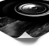 Vintage Auto Perfektes Poster | Fiat 500 | Rom (Ecke)