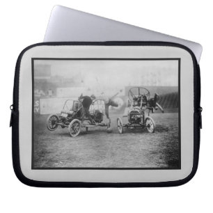 Vintage "Auto Polo" Sportwagen Motorsport Laptop Laptopschutzhülle