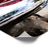 Vintage Auto Poster (Ecke)
