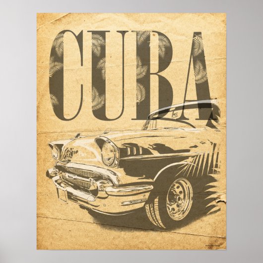 Vintage-Auto Poster (Vorne)