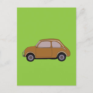 Vintage Auto Postkarte