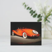 Vintage Auto Postkarte (Stehend Vorderseite)